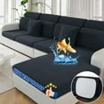 thumbnail image 1 of Pieces Couch Cushion Covers for Sectional Sofa Seat Slipcover Stretch Sectional Couch Cover for L Shape Left/Right Chaise with Elastic Bottom ( Seater + Chaise Light ), 1 of 7