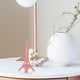 thumbnail image 4 of Raindrops Adorno Torre Eiffel Para Oficina Y Hogar En Metal Color Rosa Única, 4 of 8