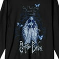 thumbnail image 2 of Corpse Bride Can The Living Marry The Dead? Women's Black Long Sleeve Tee-3XL, 2 of 7