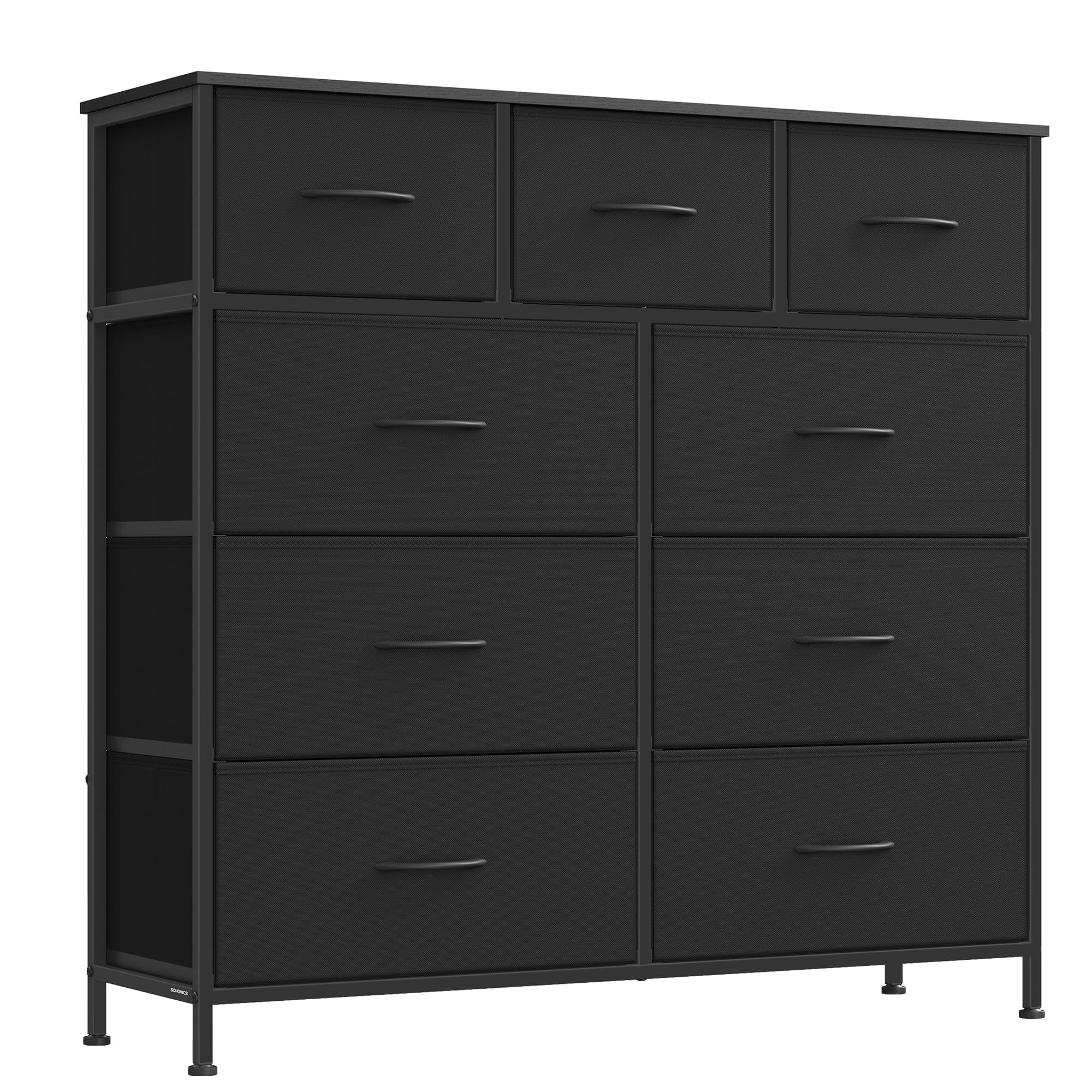 9 Drawers Bedroom Dresser, Chest of Drawers, Storage Organizer Unit, Closet, Entryway
