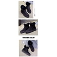 thumbnail image 2 of Women's Winter Ankle Boots Women's Zipper Flocking Platform Snow Boots Women's Plush Sneakers Casual Flat Shoes Women's Shoes, 2 of 3