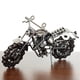 thumbnail image 3 of Toystoory Modelo de motocicleta, adorno decorativo de Metal de hierro para motocicleta, escultura temática, de vehículo, estatua en miniatura Artesanía Gris-plata Toystoory HA074892-02, 3 of 6
