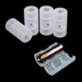 thumbnail image 2 of Adaptador de batería multipropósito 4pcs Aa batería a tamaño C batería convertidor titular, 11 Feliz Sencillez, 2 of 5