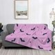 thumbnail image 1 of Lil Bat Love manta colcha en la cama manta Kawaii para cama doble manta para bebé, 1 of 3