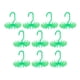 thumbnail image 1 of 10 piezas de organizadores de armario giratorios ajustables con 18 ganchos y correas verde, 1 of 6