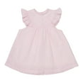 thumbnail image 3 of Minymo Short-Sleeve Dress with Shorts Set - Light Rose (1 Month), 3 of 5