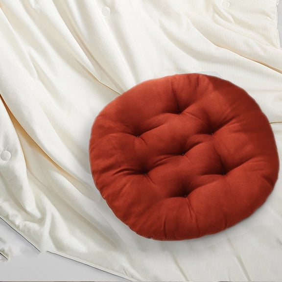 EGYMEN Round Chair Cushion, 18"x18" Padded Dining Chair Pad, Comfortable Office Seat Cushion, Soft Student Stool Pad