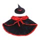 thumbnail image 1 of Capa de Halloween para mascotas, disfraz de Halloween, disfraz de Halloween para mascotas, sombrero de Halloween para mascotas, disfraz de gato y perro (M) Rojo Verde RV1016-0123997FYD, 1 of 5
