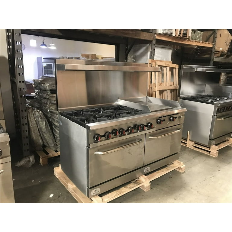 60” stove w/24” griddle NATURAL GAS