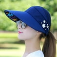 thumbnail image 4 of Meidiya Sun Hats for Women Wide Brim UV Protection Summer Beach Packable Visor, 4 of 7