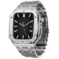 thumbnail image 1 of Compatible with Apple Watch Series 8 / 7 45mm stainless steel band + drop-proof protective case, 1 of 5