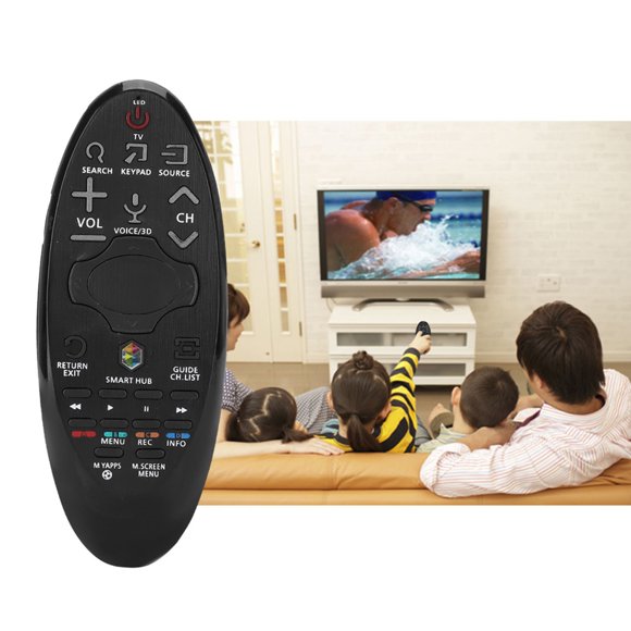 Control remoto de TV multifunció, Bajo Consumo de Energía, Hermosa Aparencia Con Sensació de Mano Cómoda, Grandes Botones para Familia Entera, Y