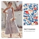 thumbnail image 5 of Vestido Maxi Floral PRETTYGARDEN con Nudo y Un Hombro Azul Talla M, 5 of 5