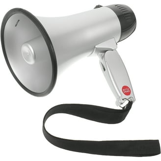 Megaphone Bullhorn Cheer Horn Mic Recording Siren Blow Horn Hand