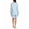 thumbnail image 2 of Sail to Sable womens  Ruffle Hem Shift Dress, xs, Blue, 2 of 3