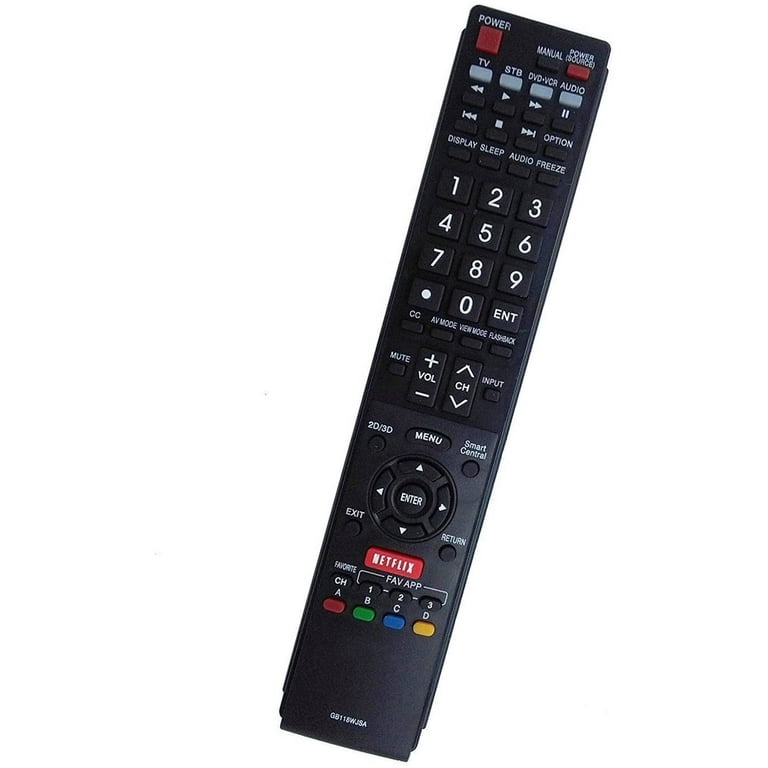 New Gb096wjsa Remote Control Fit For Sharp Smart Lcd Tv Lc