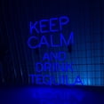 thumbnail image 2 of Handmadetneonsign Keep Calm And Drink Tequila Neon Sign, Tequila Cocktails Wall Art Decor, Bar Pub Beer Wall Decor, 2 of 5