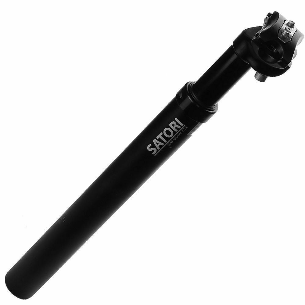 SUNLITE ADJUSTABLE MICRO-ADJUST 25.4mm x 350mm SILVER SUSPENSION SEAT POST