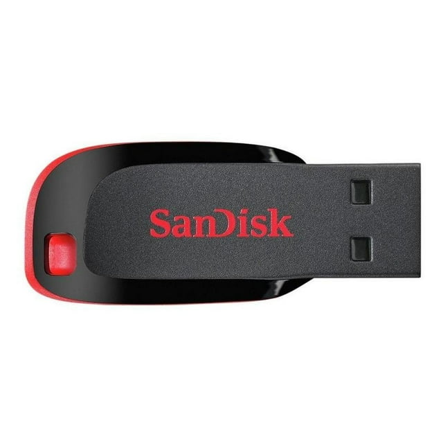 Memoria Usb Sandisk Cruzer Blade 16gb Negro/rojo