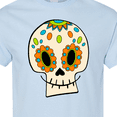 thumbnail image 4 of Inktastic Smiling Sugar Skull for Day of the Dead T-Shirt, 4 of 5