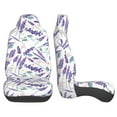 thumbnail image 3 of Sikiie Lavender Flowers Car Seat Protector 2 Pack Car Seat Cushion Mat, Car Seat Covers for SUV, Truck, Van, 3 of 7