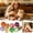 C, variant on Qiopertar Knitted Cat Toy Ball 3 Pcs, Jingle Bell Yarn Ball for Interactive Play, Soft Catnip Toy for Kitten Exercise