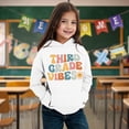 thumbnail image 2 of TJAZFJPA Infant Sweatshirt Romper Kids Boys Girls Autumn Winter School Season Kindergarten Letter Printed Long Sleeve Hoodie Warm and Comfortable Tops Children's Clothing Fall Hoodies 3-4 Years, 2 of 4