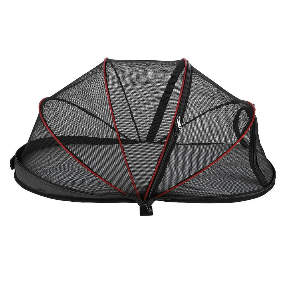 Mgaxyff Small Dog Camping Tents Pet Travel Bed Portable Outdoor Camp