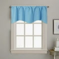 thumbnail image 3 of Sky Blue Blackout Curtain Curtain Short Curtain (52 × 18In) E Polyester - 1Pc Curtain, 3 of 8