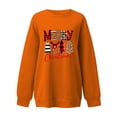 thumbnail image 4 of Pntutb Mujer Moda Suelta Manga Larga Cuello Redondo Blusa Navidad Impresión Camiseta tops Pntutb Pntutb-5824, 4 of 5