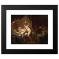 thumbnail image 2 of Jean-François de Troy 14x12 Black Modern Framed Museum Art Print Titled - Cupid and Psyche, 2 of 5