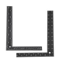 thumbnail image 3 of said 2Pcs L-shaped Square Ruler Steel Angle Ruler Engineer Woodworking Ruler, 3 of 5