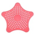 thumbnail image 2 of Limpiador de cocina de PVC suave Sea Star, filtro de fregadero, coladores de drenaje de alcantarillado (rojo) Likrtyny Libre de BPA, 2 of 5