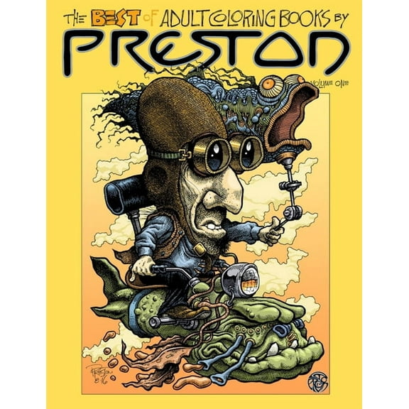 The Best of Adult Coloring Books by PRESTON Volume One (Paperback)