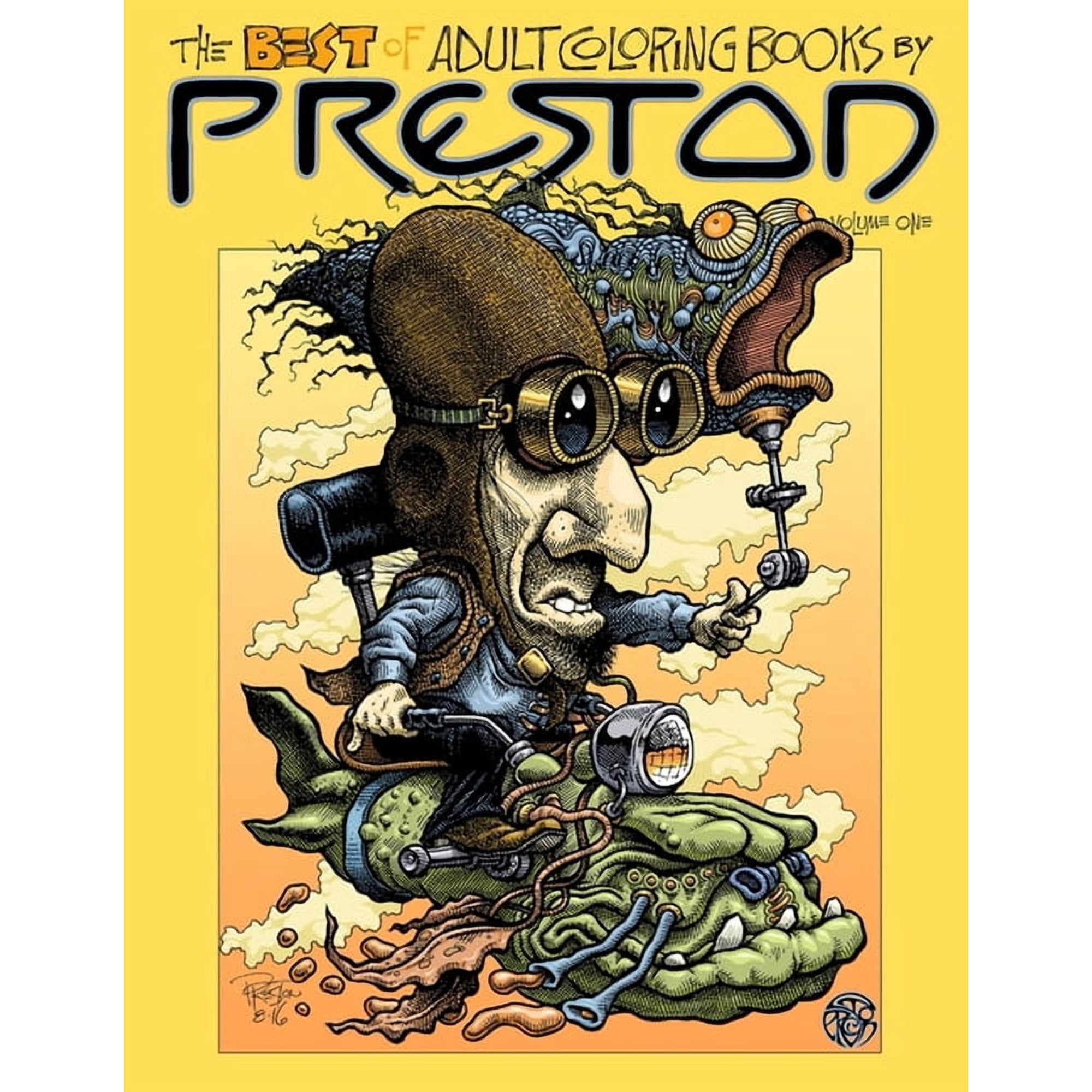 The Best of Adult Coloring Books by PRESTON Volume One (Paperback)