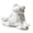 White, variant on Artistic Frogs Sculpture Resin Yoga Decorations with Geometric Design Small Desktop Statue for Living Room Bedroom