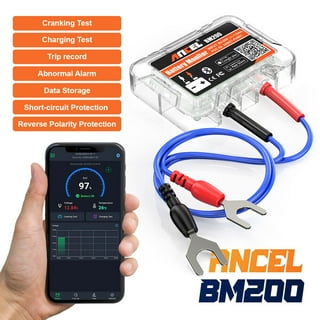  LNEX Bluetooth Battery Monitor，Wireless 12V 24V Automotive  Battery Load Tester with Charging & Cranking Test & Alarm for Solar Power  Systems/RVs/Motorcycles/Boats/Cars/Trucks : Automotive