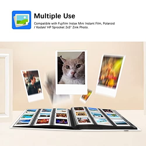 Álbum de fotos de 432 bolsillos Veicevol para Cámara Fujifilm Instax Mini
