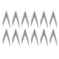 thumbnail image 4 of 16 Pack Mini Chalkboard Sign, PVC Mini Tabletop Chalkboard Signs, Small Tent Chalkboards Blackboard For Weddings Birthday Parties Message Board Signs, Black, 4 of 8