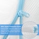 thumbnail image 4 of 2 Uds Sujetador Bolsa Lavado, 11.8 x 6.7 Pulgadas Rectángulo Malla Bolsas Lavandería para Lavar Máquina Lavado Delicado, Calcetín, Ropa Interior, Azul, 4 of 7
