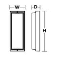 thumbnail image 2 of Afx TPWW70050LWH 14" Tall Led Outdoor Wall Sconce - White, 2 of 3