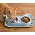 thumbnail image 2 of Plato para Gato con 2 Tazones Desmontables en Acero Inoxidable Match & Enjoy, 2 of 8