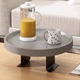 thumbnail image 4 of Plateau de Sofa Table Repose-Canapé à Clipser en Bois pour Boisson Café Collation Télécommande, 4 of 8