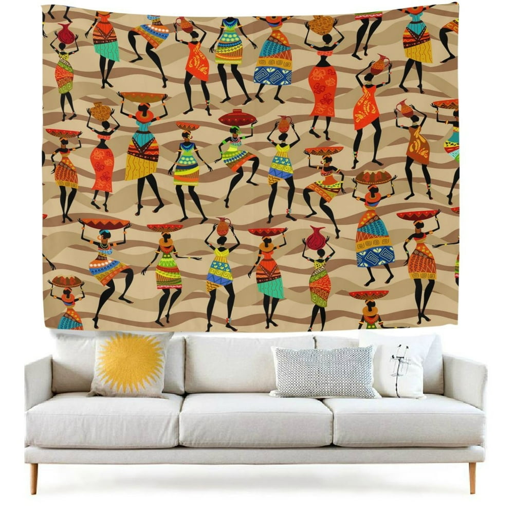 POPCreation Vintage African American Ethnic Dresses Women Tribal