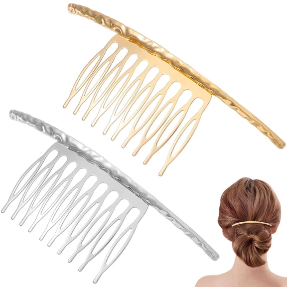 LULULION 2Pcs Stylish Alloy Hair Clips Side Hairpins for Festival Party Hairstyles