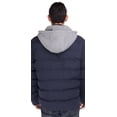 thumbnail image 3 of Mens Navy Blue Coat Luciano Natazzi Thermal Padded Down, 3 of 5