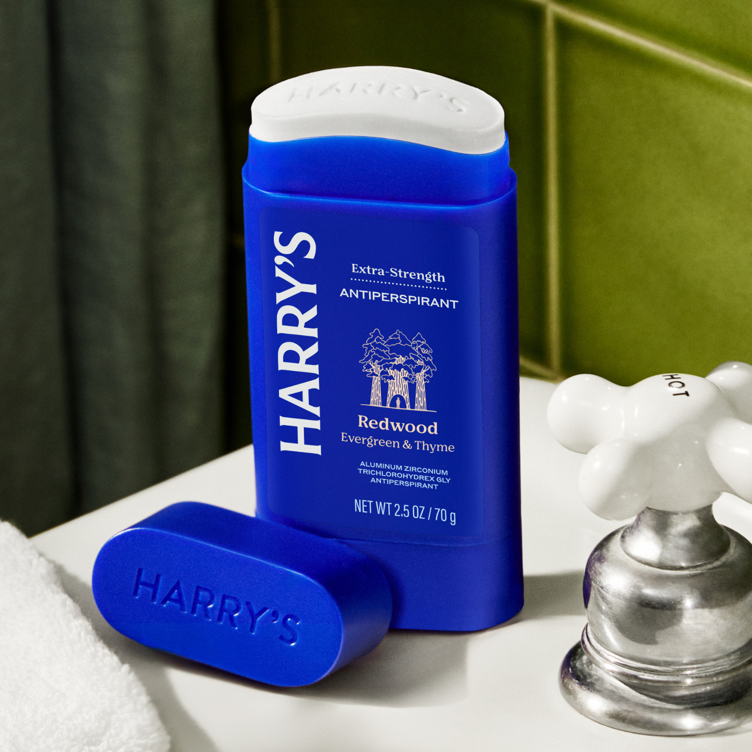 Harry's Extra-Strength Antiperspirant - Odor & Enhanced Sweat Control Deodorant for Men- Redwood, 2.5 Ounce (Pack of 6)