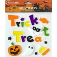 thumbnail image 4 of Serafina Home Halloween Window Gel Clings: Cute Trick or Treat Colorful Jack O Lantern Pumpkins and Ghosts Bats Candy Stars, 4 of 7