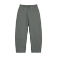 thumbnail image 6 of Tsesme Women's Elastic Waist Sweatpants with Pockets Summer Lightweight Wide Leg Pants Versatile Comfy Daily Wear,L, 6 of 7