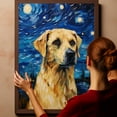 thumbnail image 6 of Anatolian Shepherd Dog Canvas Wall Art - Starry Night Van Gogh Dog Canvas Print Dog Sayings Painting Home Office Wall Decor Framed Dog Lover Gift, 6 of 6